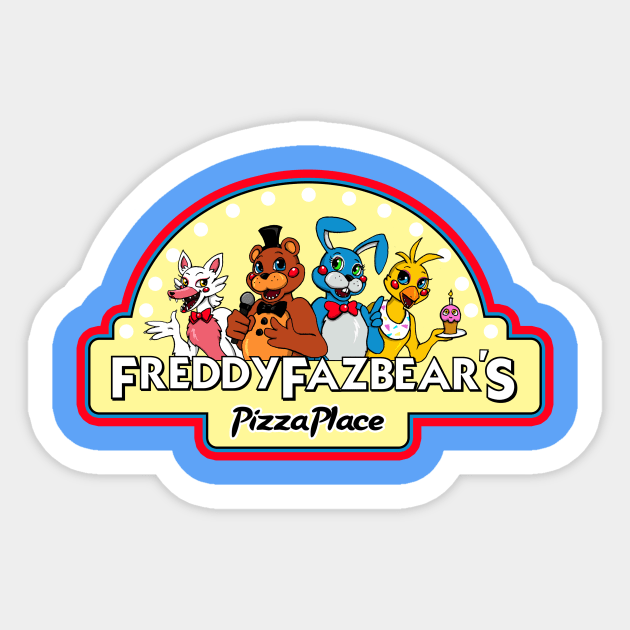 Five Nights at Freddy's 2 - Freddy Fazbear's Logo Sticker by Kaiserin